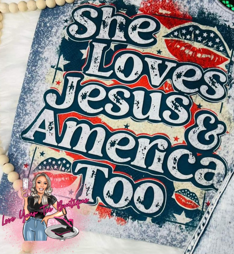 She loves Jesus & america too