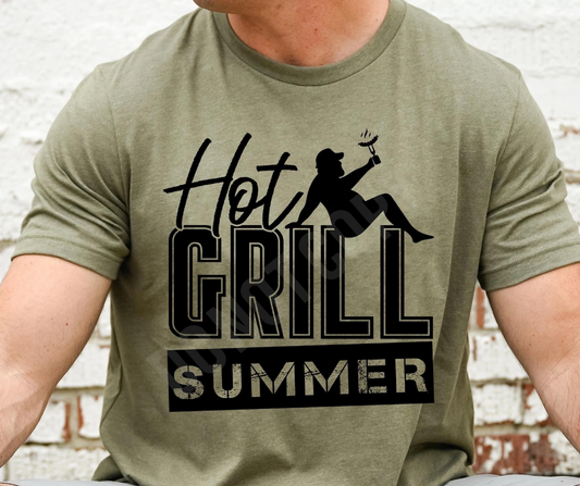 Hot grill summer