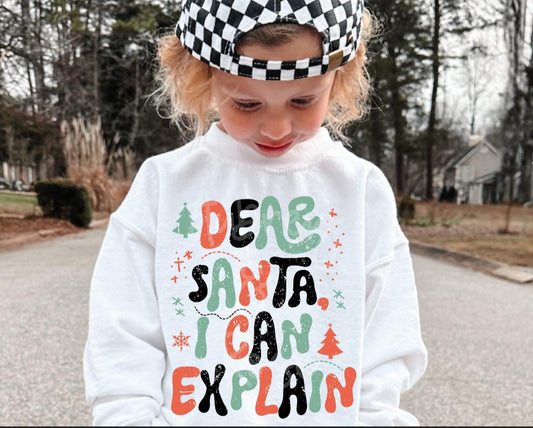 Dear santa I can explain