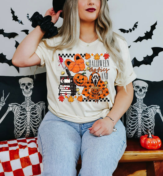 Halloween movies and chill
